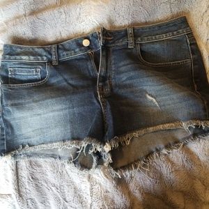 PINK denim shorts size 10